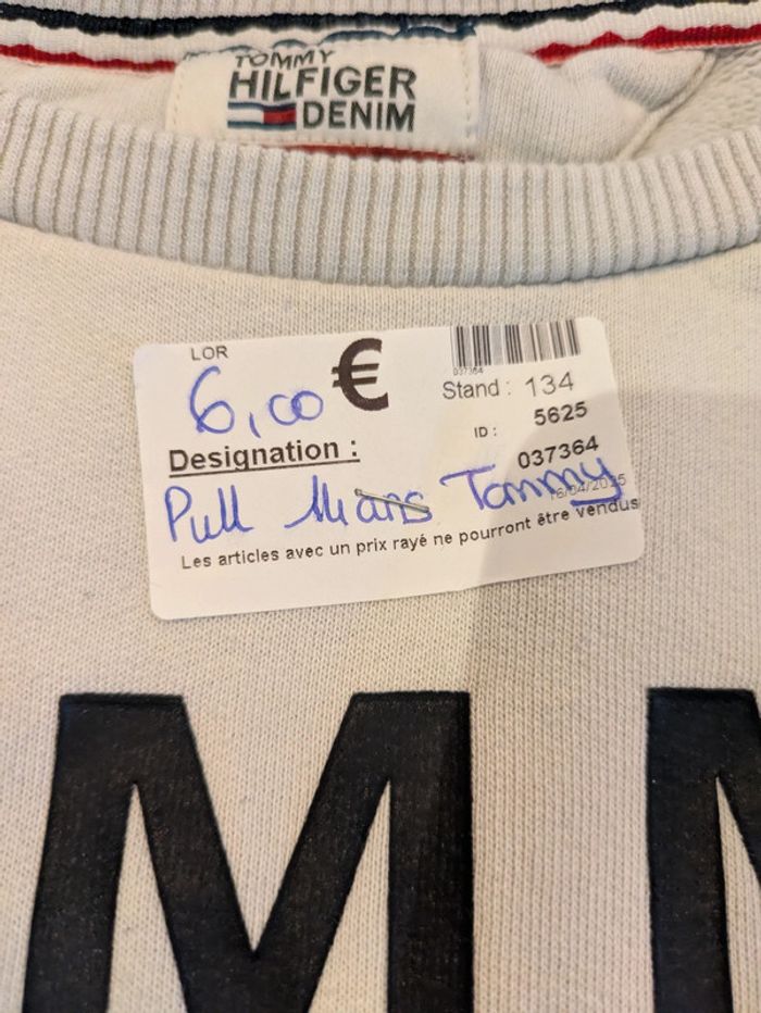 Pull blanc 14 ans - photo numéro 2