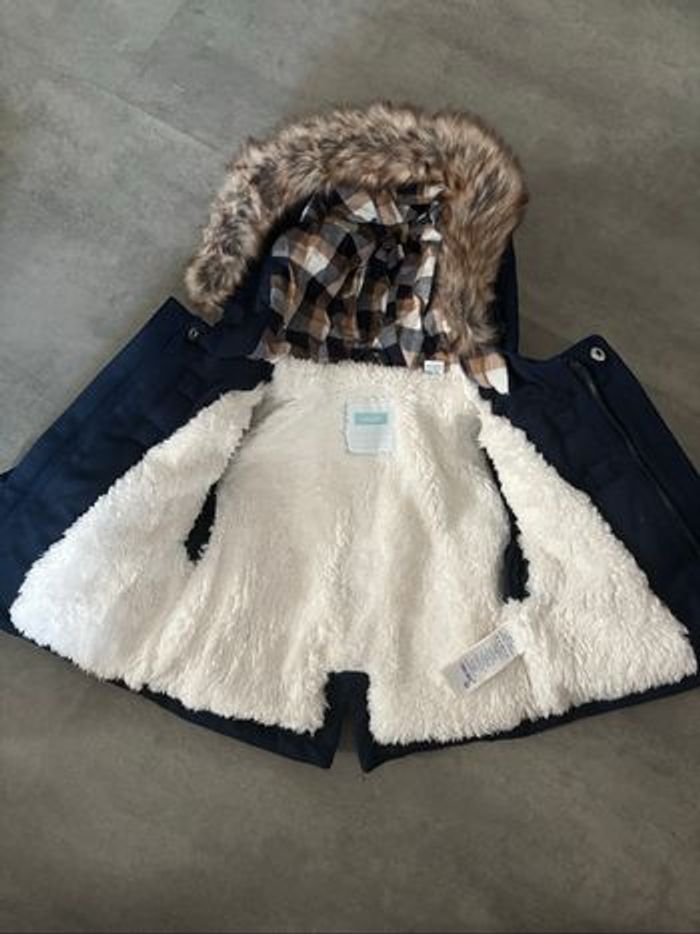 Parka Okaïdi avec fourrure à l’intérieur 6 mois - photo numéro 2