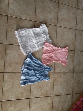 Lot 3 robes été 12 mois