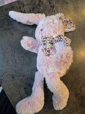 Peluche lapin histoire d'ours  copains câlins env 30 cm