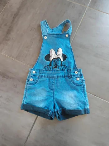 Salopette en jean 3 ans Minnie