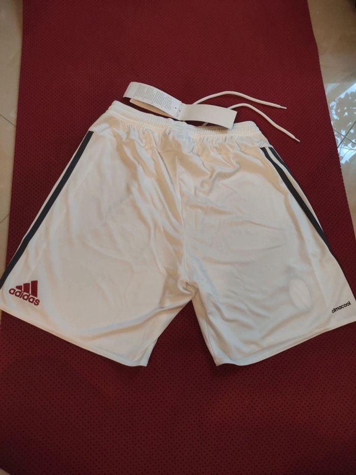 Short de foot Milan AC, Adidas Authentique Officiel taille Adulte S, Neuf - photo numéro 9