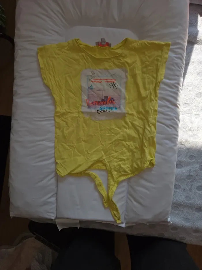 Tee shirt Lisa rose taille 6 ans - photo numéro 2