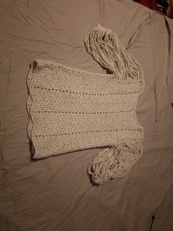 Magnifique pull vintage argenté 36