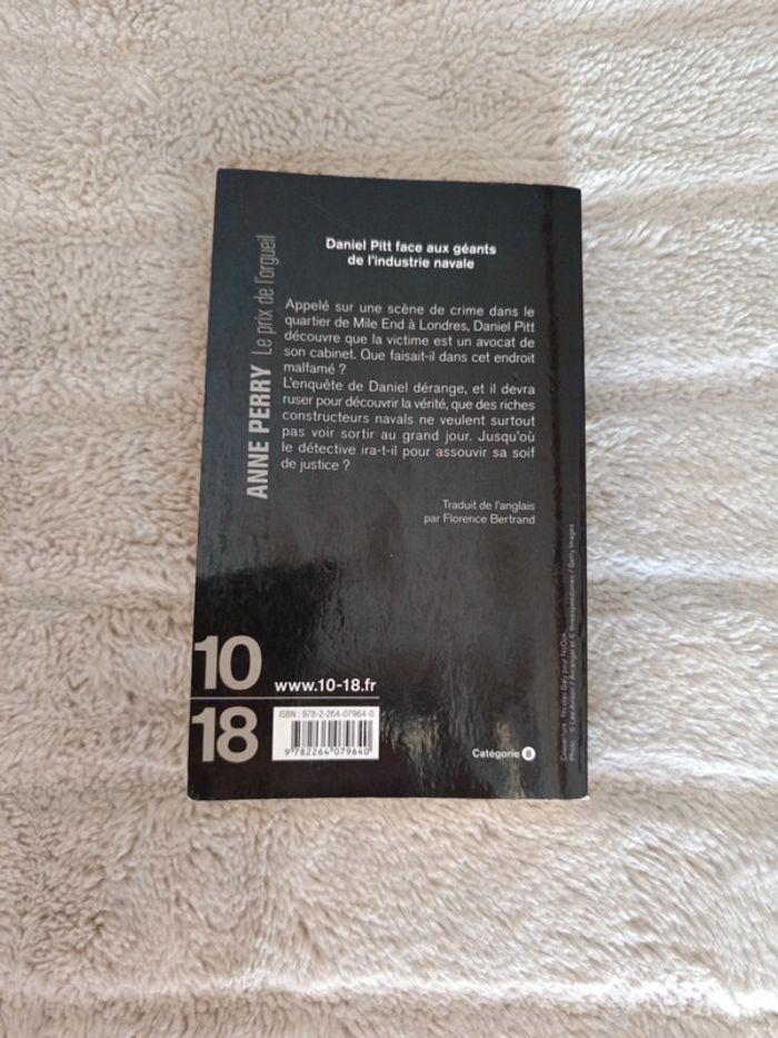 Le prix de l'orgueil de Anne Perry - photo numéro 2