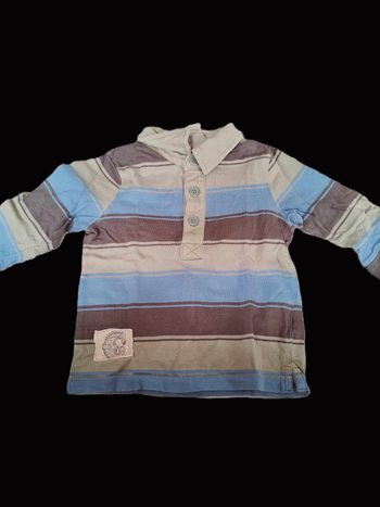 Polo manches longues Verbaudet 12 mois