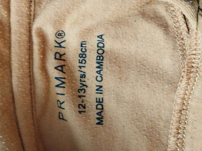 Sweat à capuche moutarde Primark taille 12-13ans - photo numéro 3