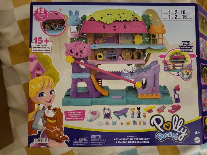 Polly pocket maison dans les arbres