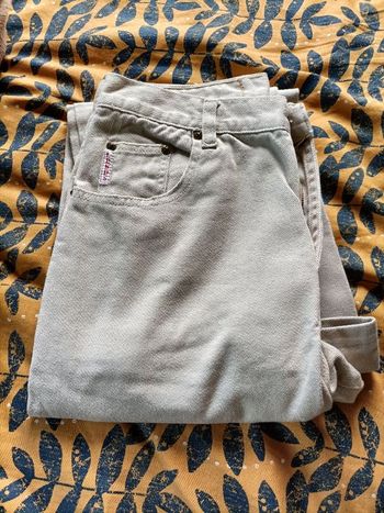 Jean blanc crème