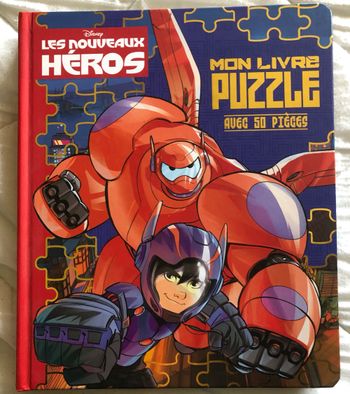 Mon livre puzzle - Les nouveaux héros - Disney