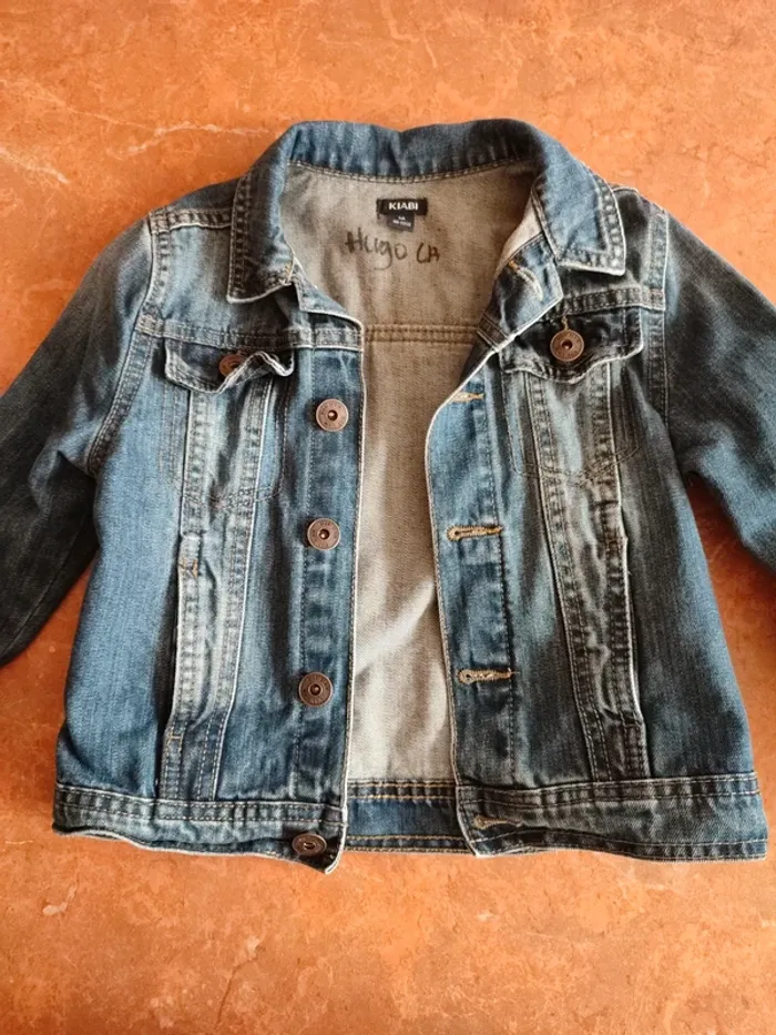 Veste en jean garcon