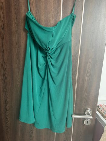 Robe bustier verte