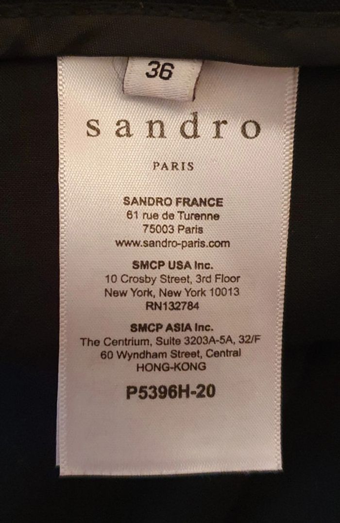 Sandro Pantalon noir - photo numéro 5