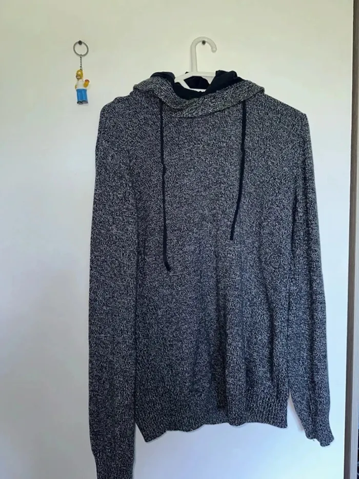 Homme L - Sweat à capuche bleu Armand Thierry - photo numéro 2