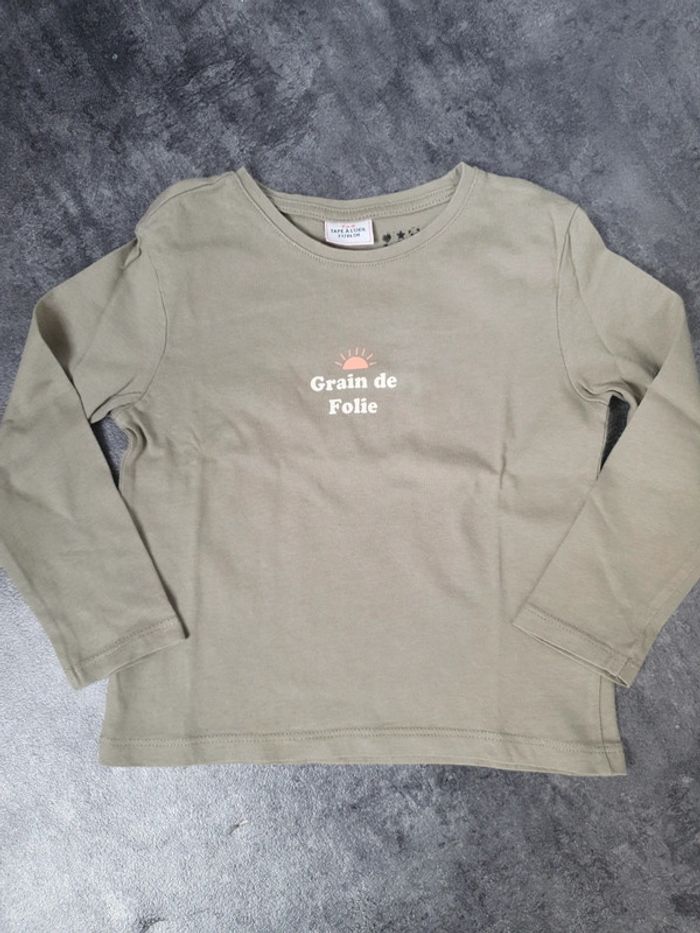 Lot 2 t-shirts fille 2 ans tape à l'œil très bon état - photo numéro 9