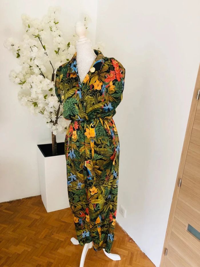 Combinaison imprimée neuve Zara neuve taille S - photo numéro 3