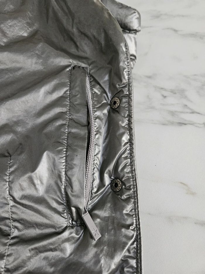 Sud Express doudoune grise taille S - photo numéro 7