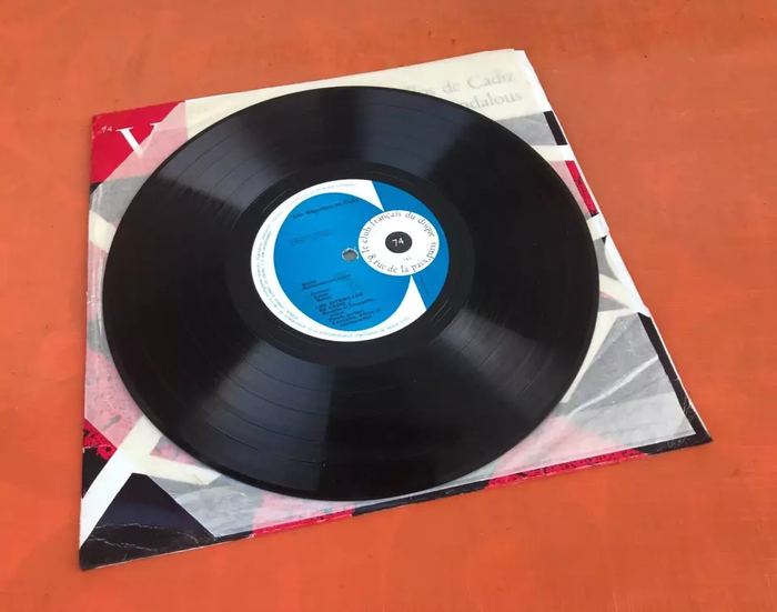 Vinyle 33 tours (25cm) Los Gitanos de Cadiz Chants Populaires Andalous (1956) - photo numéro 4