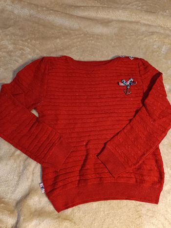 Pull marin rouge 3 ans