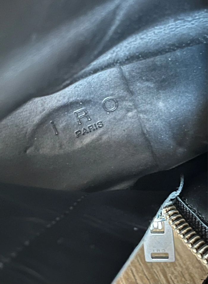 Boots noires en cuir Iro - photo numéro 6