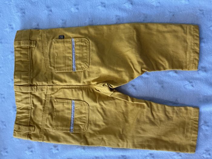 pantalon léger jaune obaibi 6 mois taille réglable - photo numéro 8