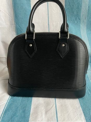 Sac cuir épi noir négociable 
