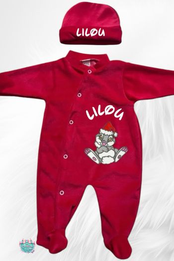 Pyjama de Noël personnalisé panpan