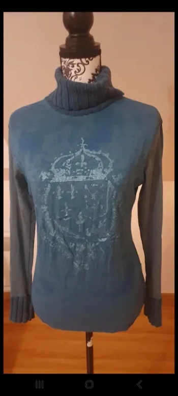 Maillot manches longues col haut