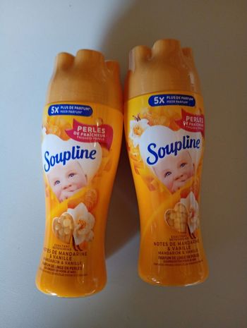 2 perles soupline vanille et mandarine. 