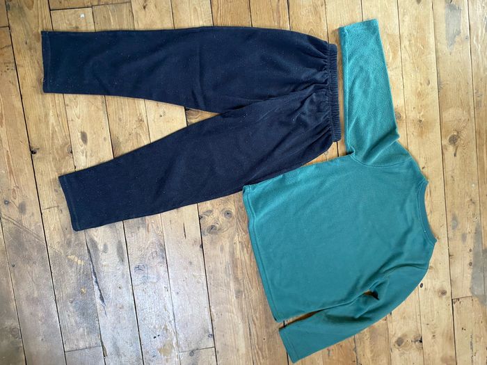 Pyjama polaire vert tigre et noir 8 ans Kiabi - photo numéro 4