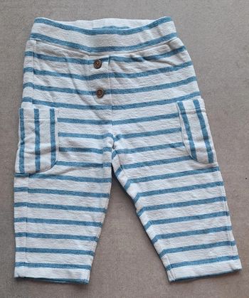 Pantalon marinière 9 mois LC Kids