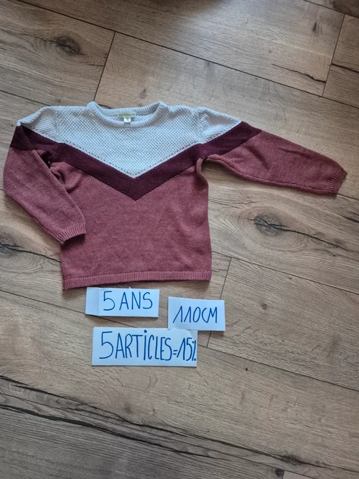 Pull Vertbaudet – 5 ans – 110 cm