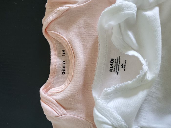 Bodies manches longues bébé fille 6 mois - photo numéro 4