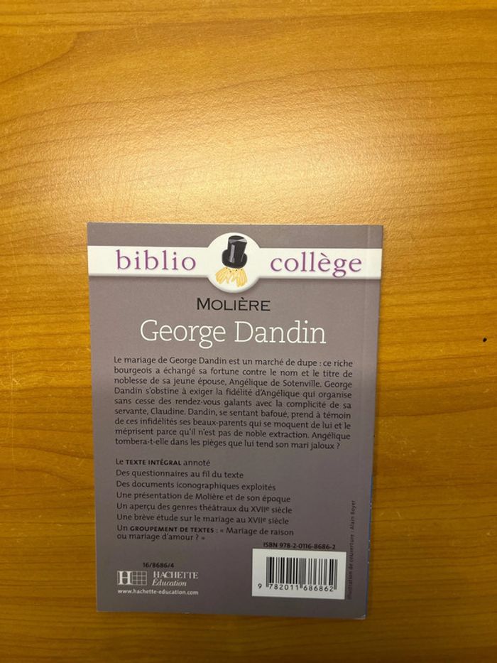 George Dandin Molière Biblio Collège - photo numéro 2