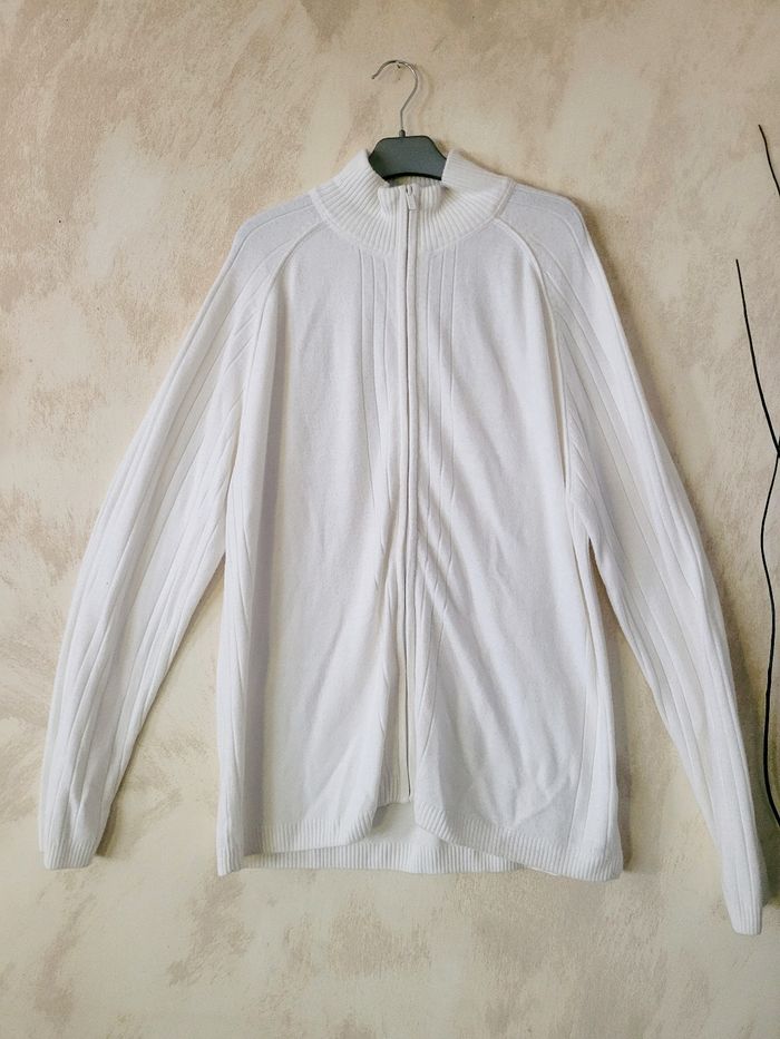 🌼 Gilet écru homme - photo numéro 2