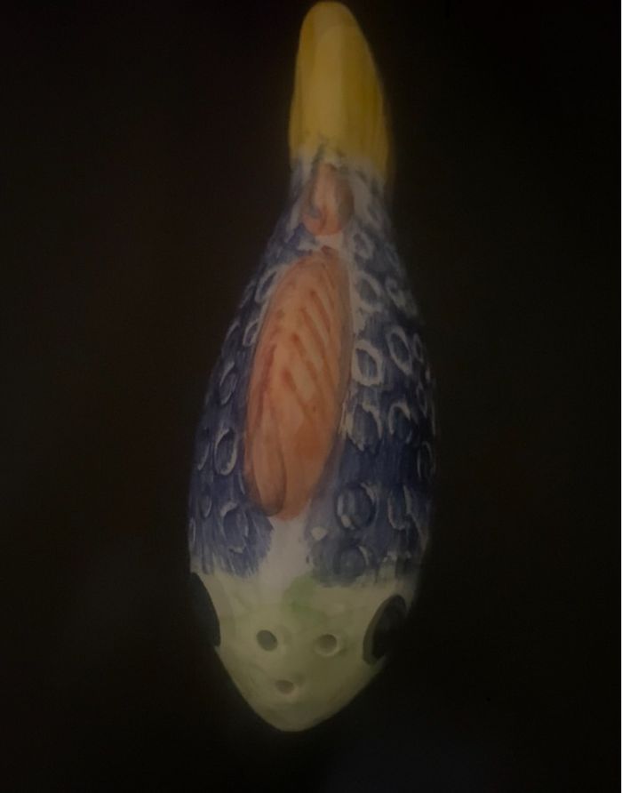 Salière/poivrière poisson multicolore - photo numéro 3