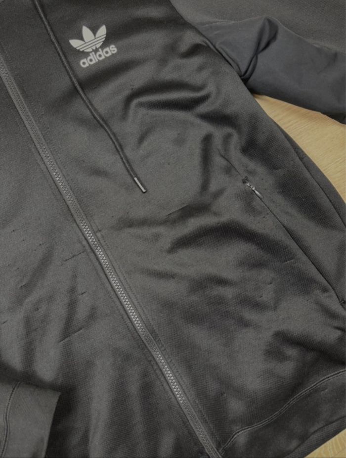 Sweat à capuche adidas noir taille M - photo numéro 6