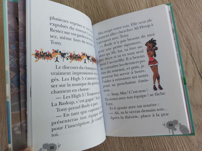 Livre Baskup Tony Parker T1 Premier match Bibliothèque verte - photo numéro 7