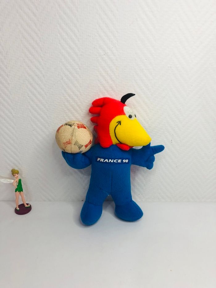 Peluche mascotte Footix France 98