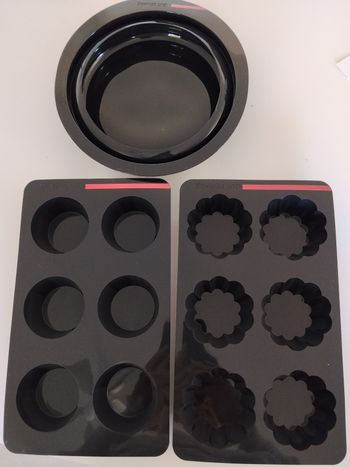 Moule 6 muffins+ moule 6 briochettes + moule entremet GUY DEMARLE