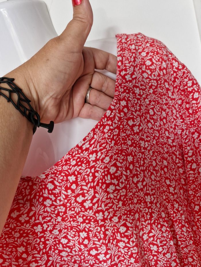 Superbe robe tunique évasée style volants - photo numéro 6