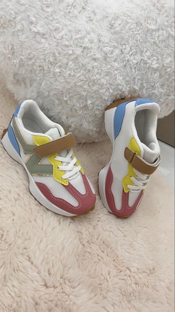 Baskets coloré pour fille pointure 25