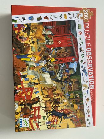 Puzzle Observation Équitation