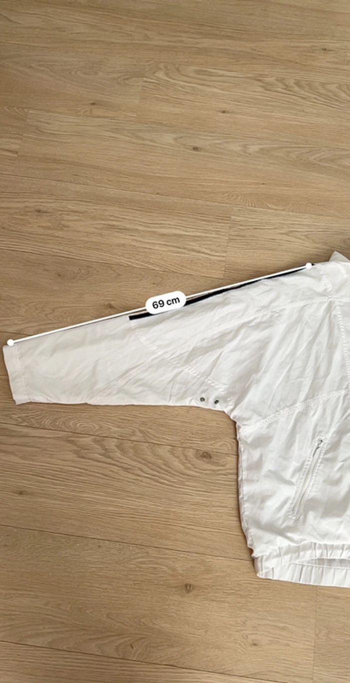 Veste Adidas vintage blanche et noire - Taille 46 (oversize unisexe) - photo numéro 15