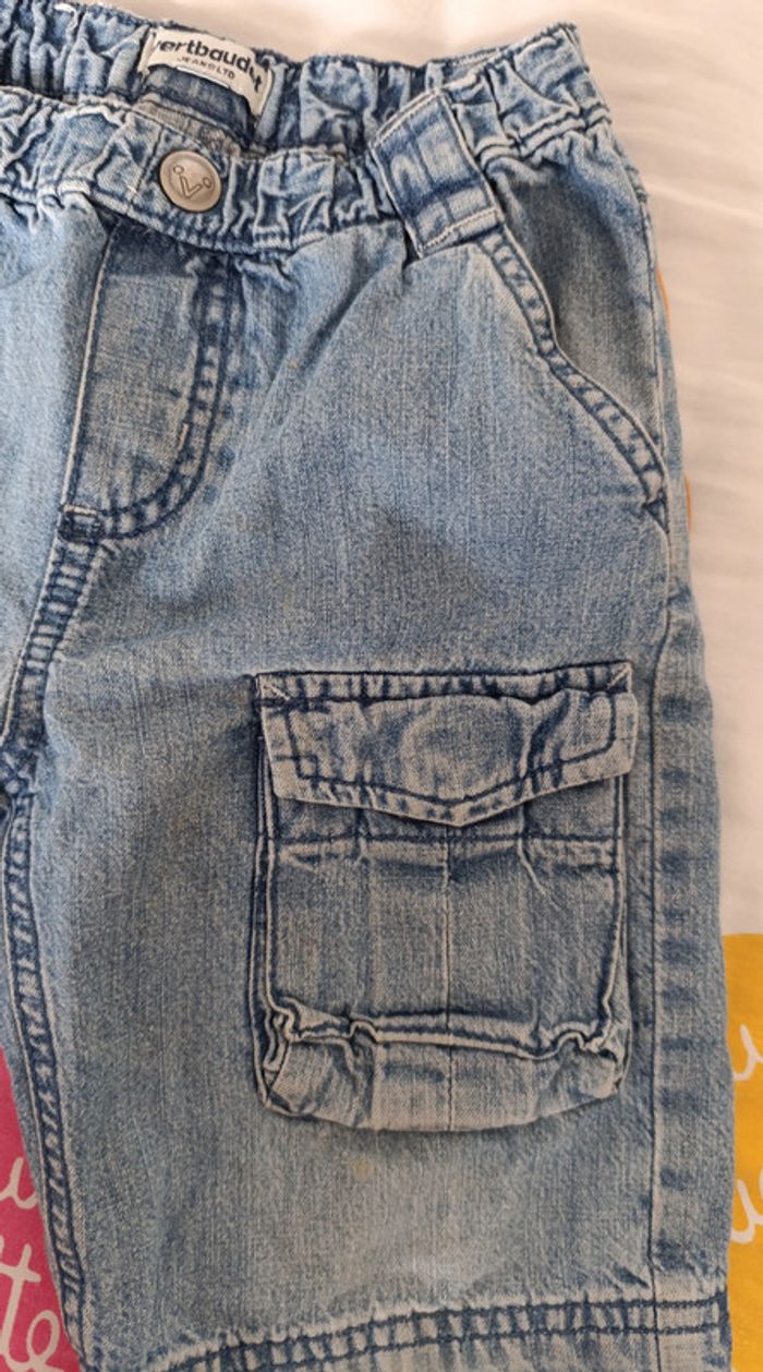 🩵Short/Bermuda jean. 3 Ans. Vert Baudet 🩵 - photo numéro 3