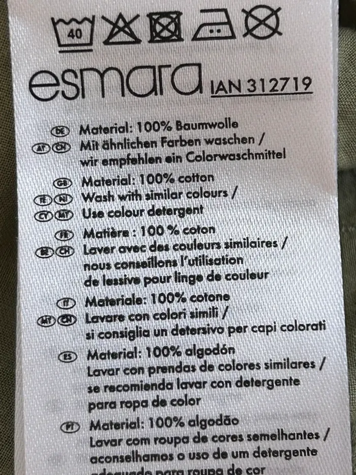 Blouse manches longues kaki Esmara taille 38 - photo numéro 5