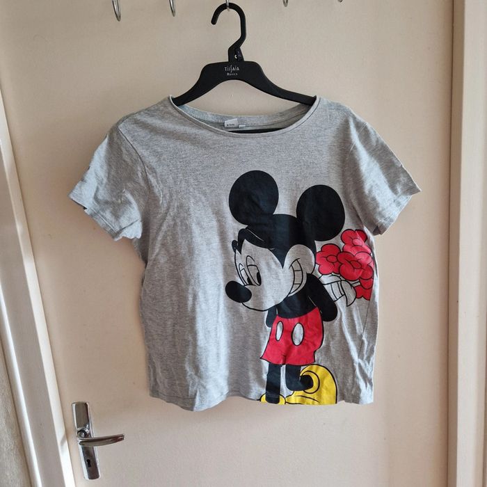 T38/40 Tee-shirt mickey fleurs