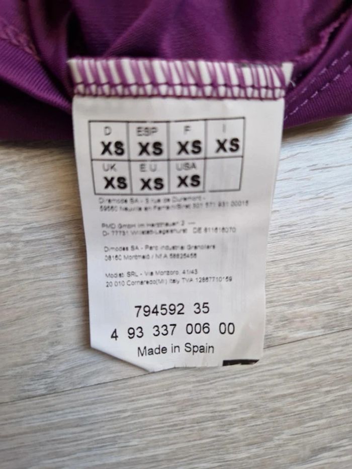 Débardeur violet neuf pimkie XS - photo numéro 4