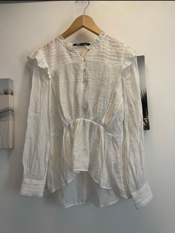 Blouse blanche peu portée