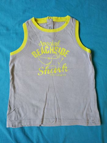 Débardeur garçon avec pressions